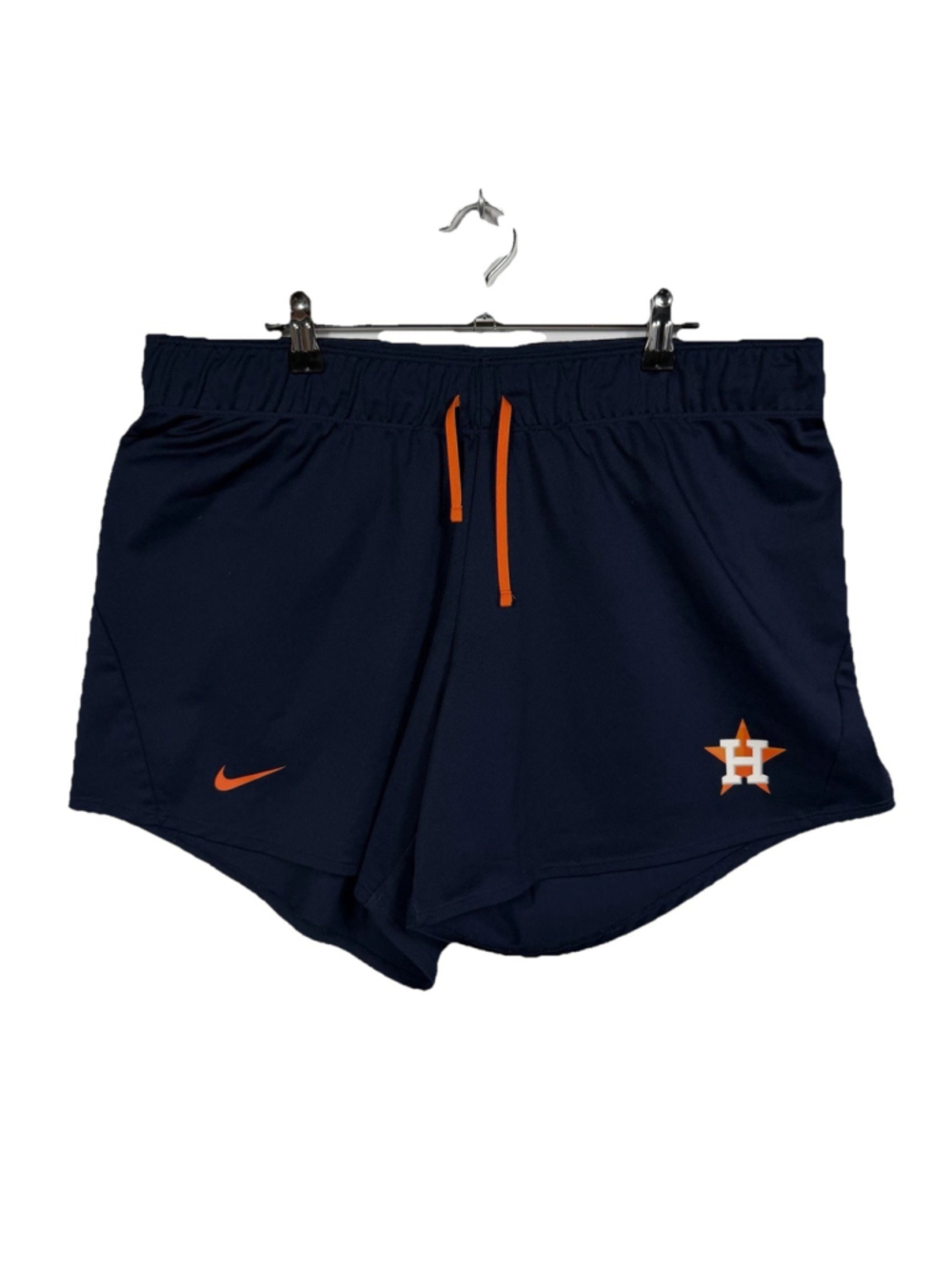 Nike Women's Navy Houston Astros MLB Athletic Gym Training DriFit Shorts Size XL
